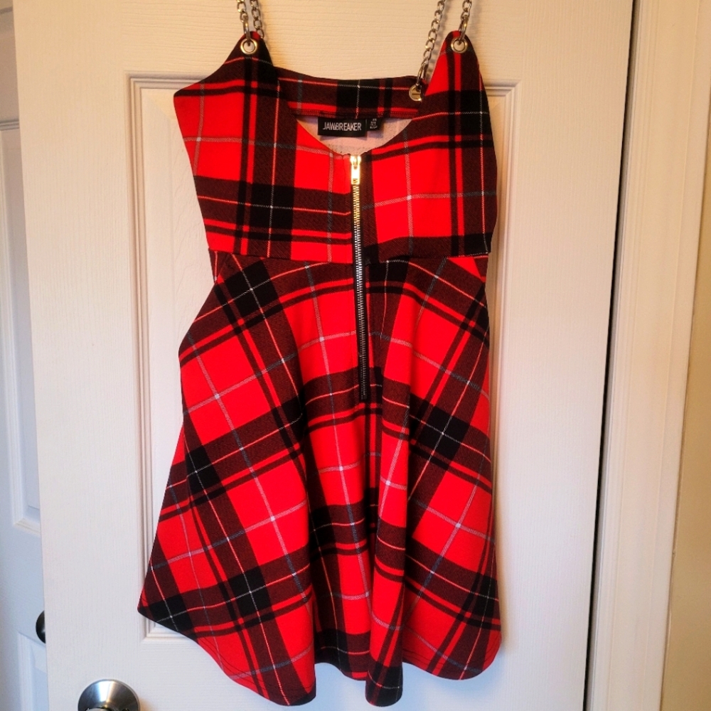 🌺3/$50 Dolls Kill Jawbreaker Red Plaid